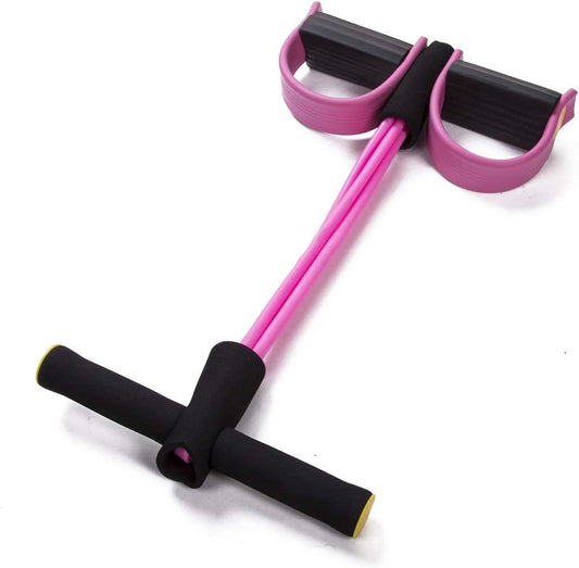 Foot Pedal Resistance Band Elastic Sit-Up Pull Rope Yoga Fitness Gym - Elastic Pull Ropes Tummy Trimmer