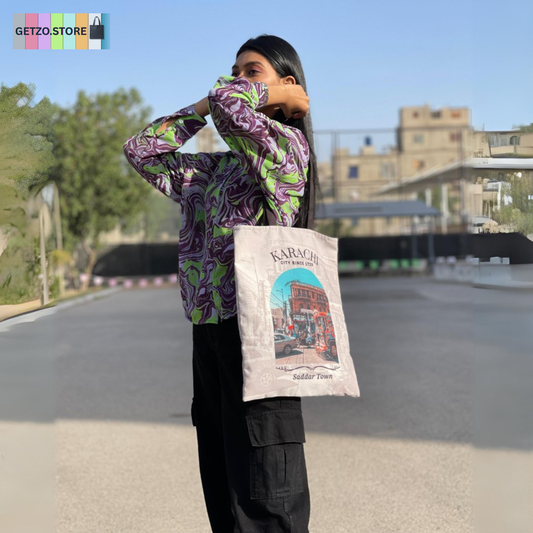 TB039 Karachi City Tote Bag