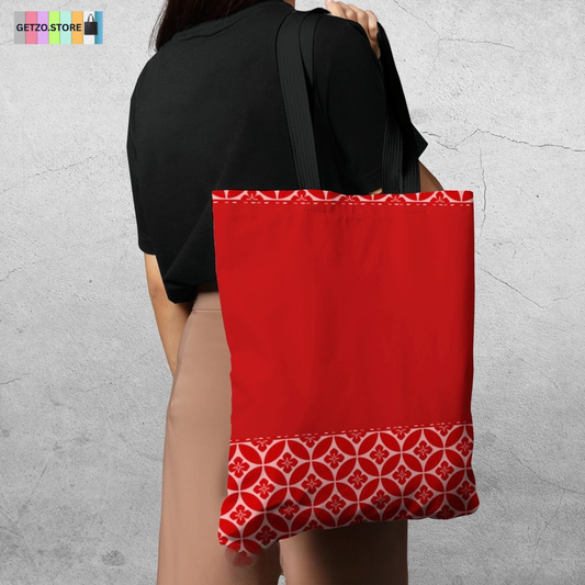 TB021 - Floral Pattern Tote Bag