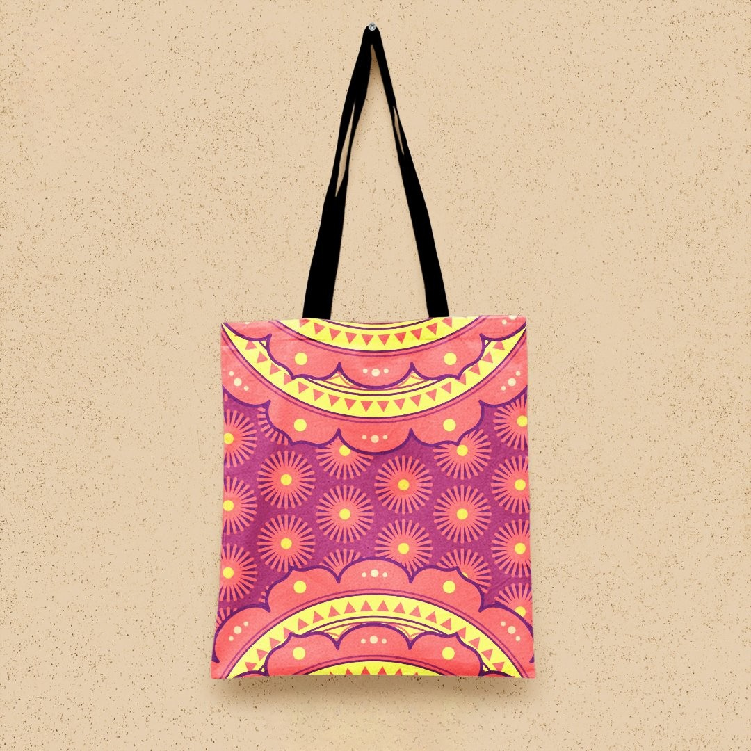 TB031 - Ankara Pattern Tote Bag