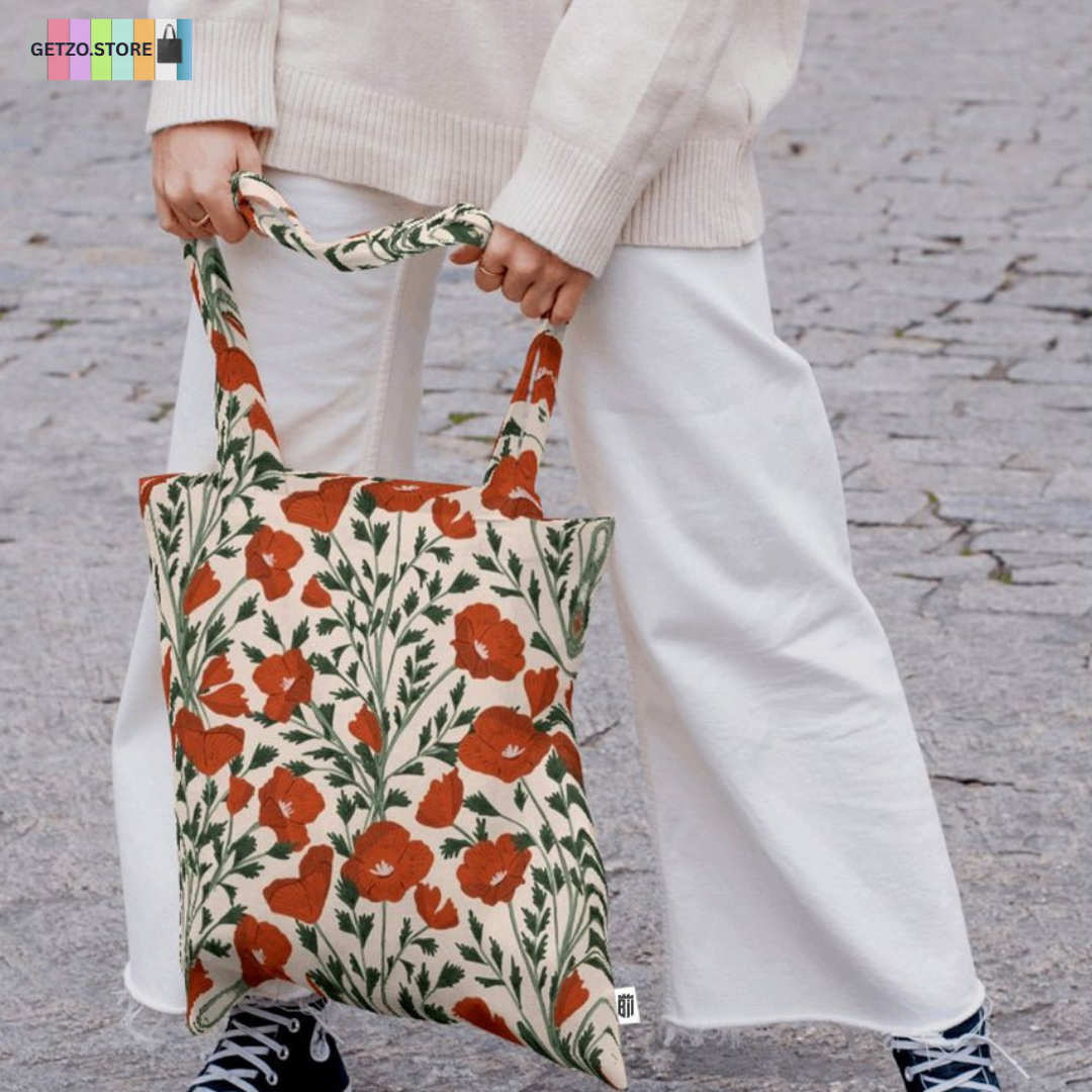 TB047 Petals Tote Bag