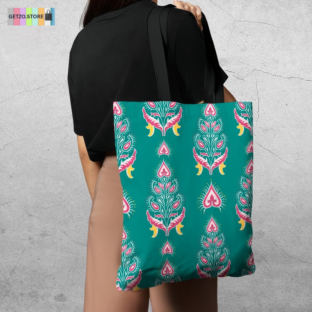 TB033 - Floral Pattern Tote Bag