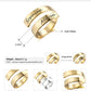 Personalized Engraved Dual Name Adjustable Ring
