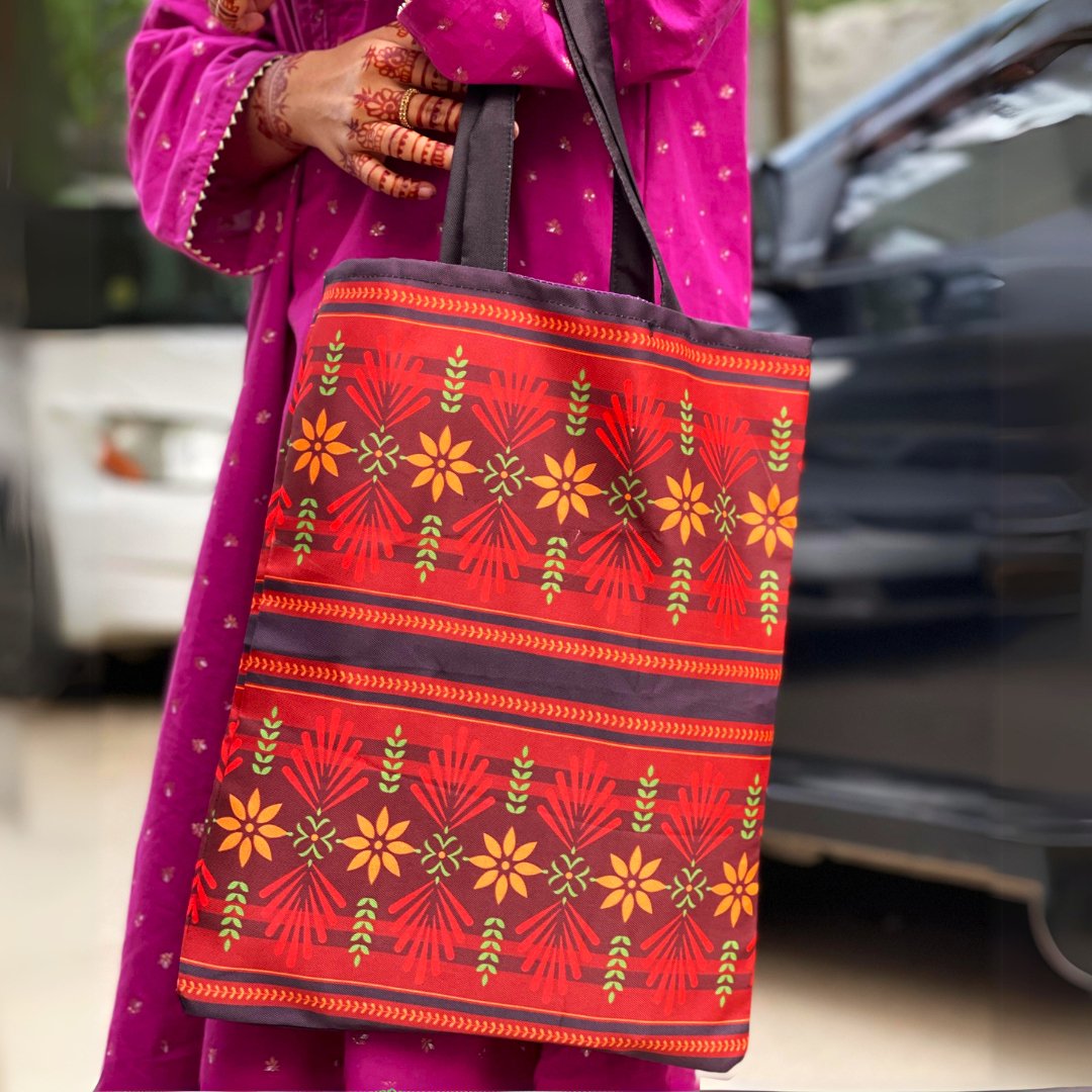 TB001 - Vibrant Art Tote Bag