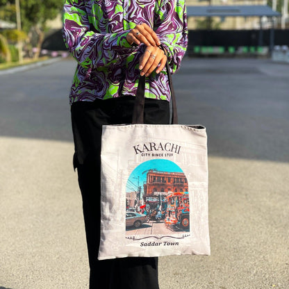 TB039 Karachi City Tote Bag